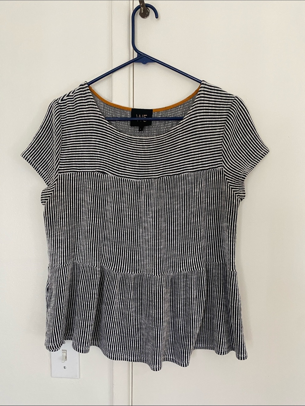 Black & White Striped Top